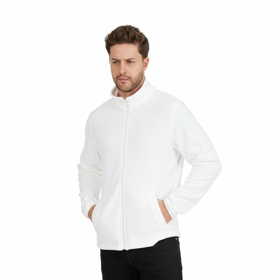 Beyaz Polar Ceket