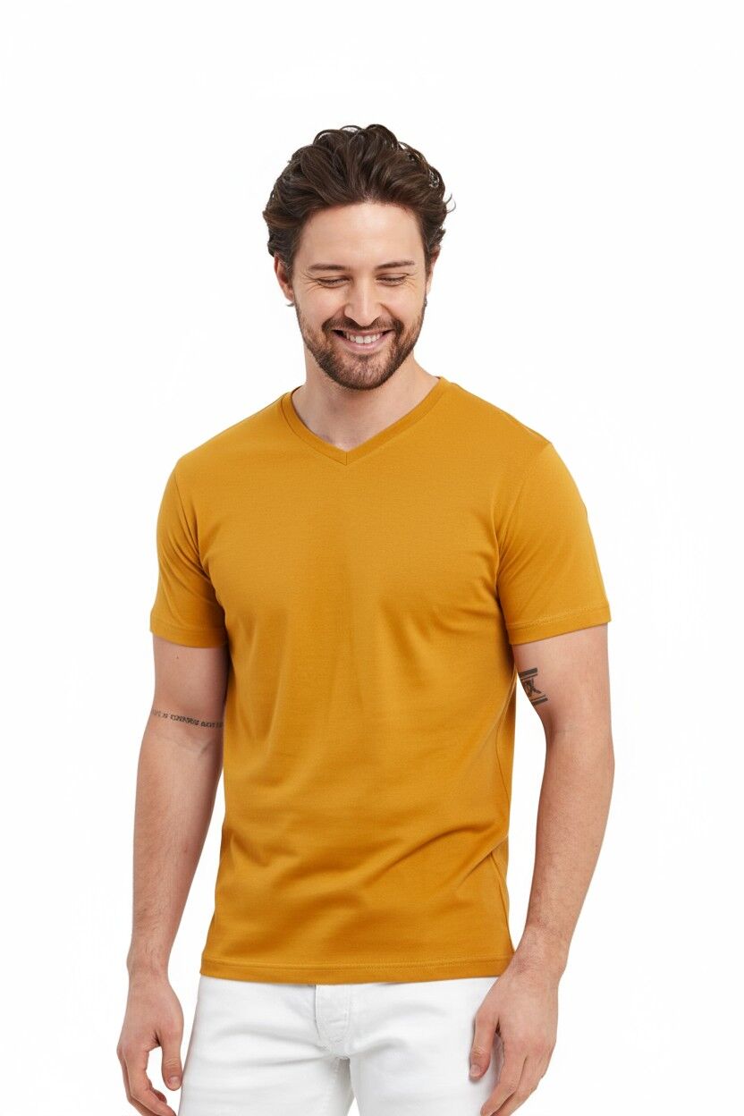 Hardal V Yaka  Tişört