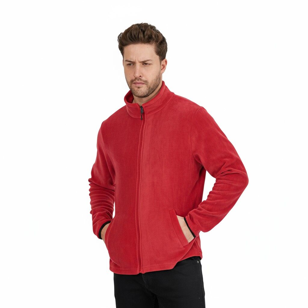 Kırmızı Polar Ceket