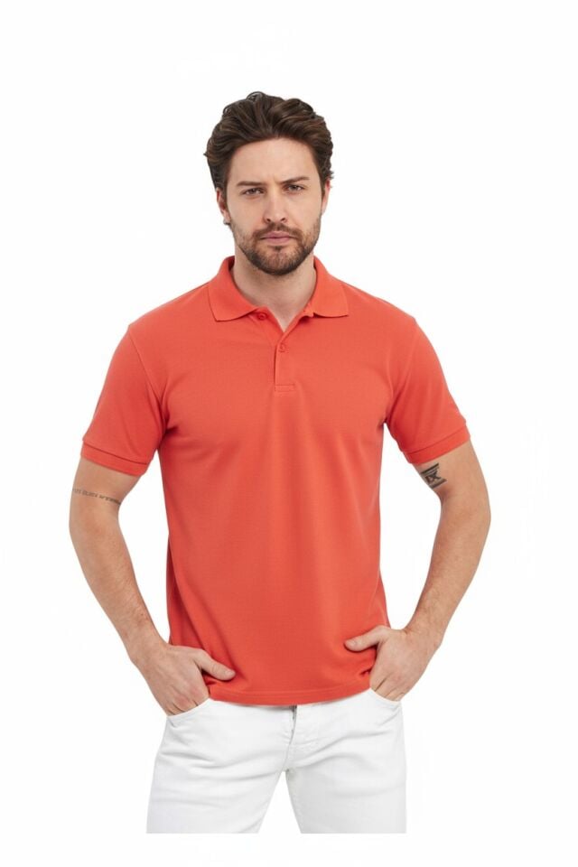 Narçiçeği Polo Yaka Tişört