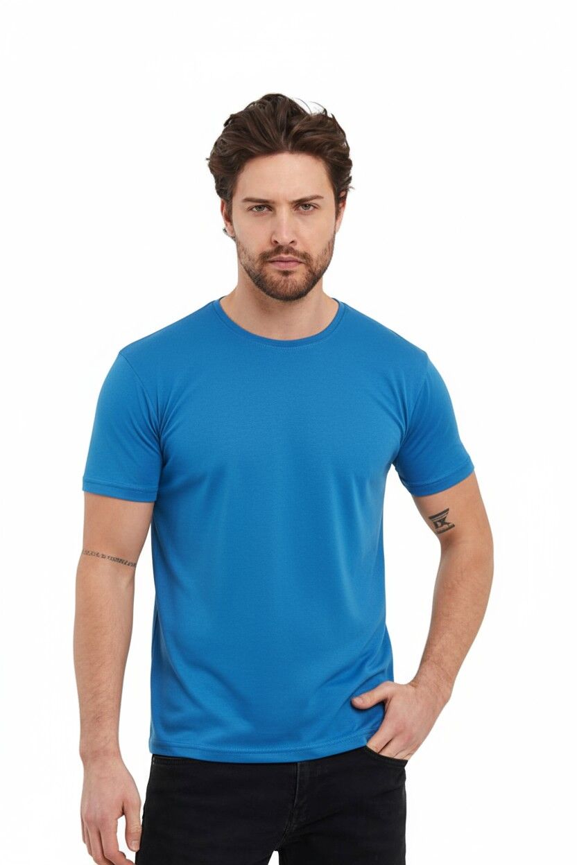 Sax 0 Yaka  Tişört