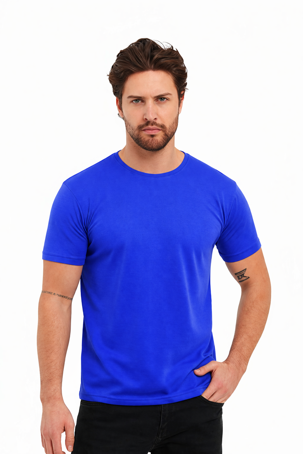 Sax 0 Yaka  Tişört